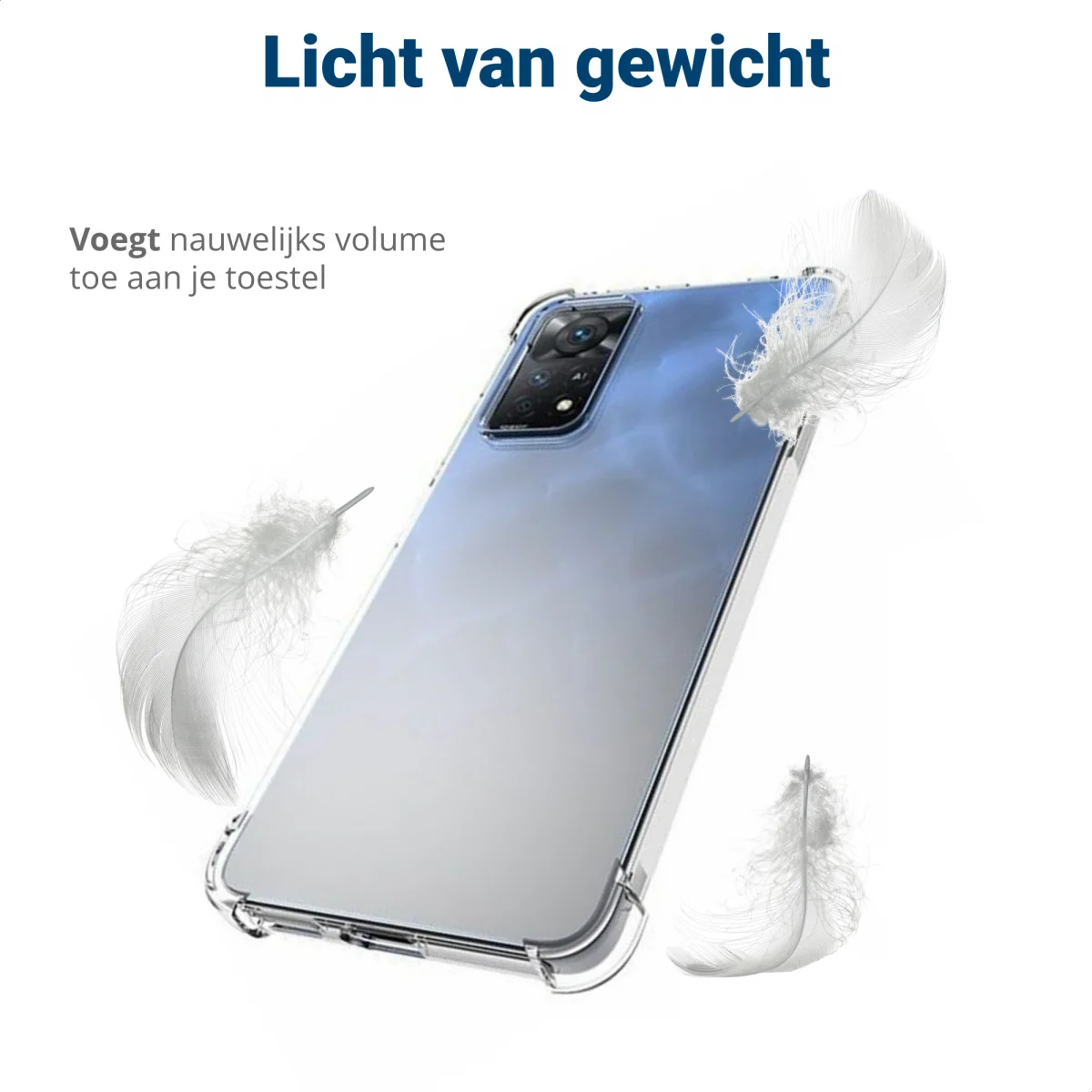 Xiaomi Redmi Note 11 Pro Hoesje Schokbestendig TPU Transparant afbeelding 7