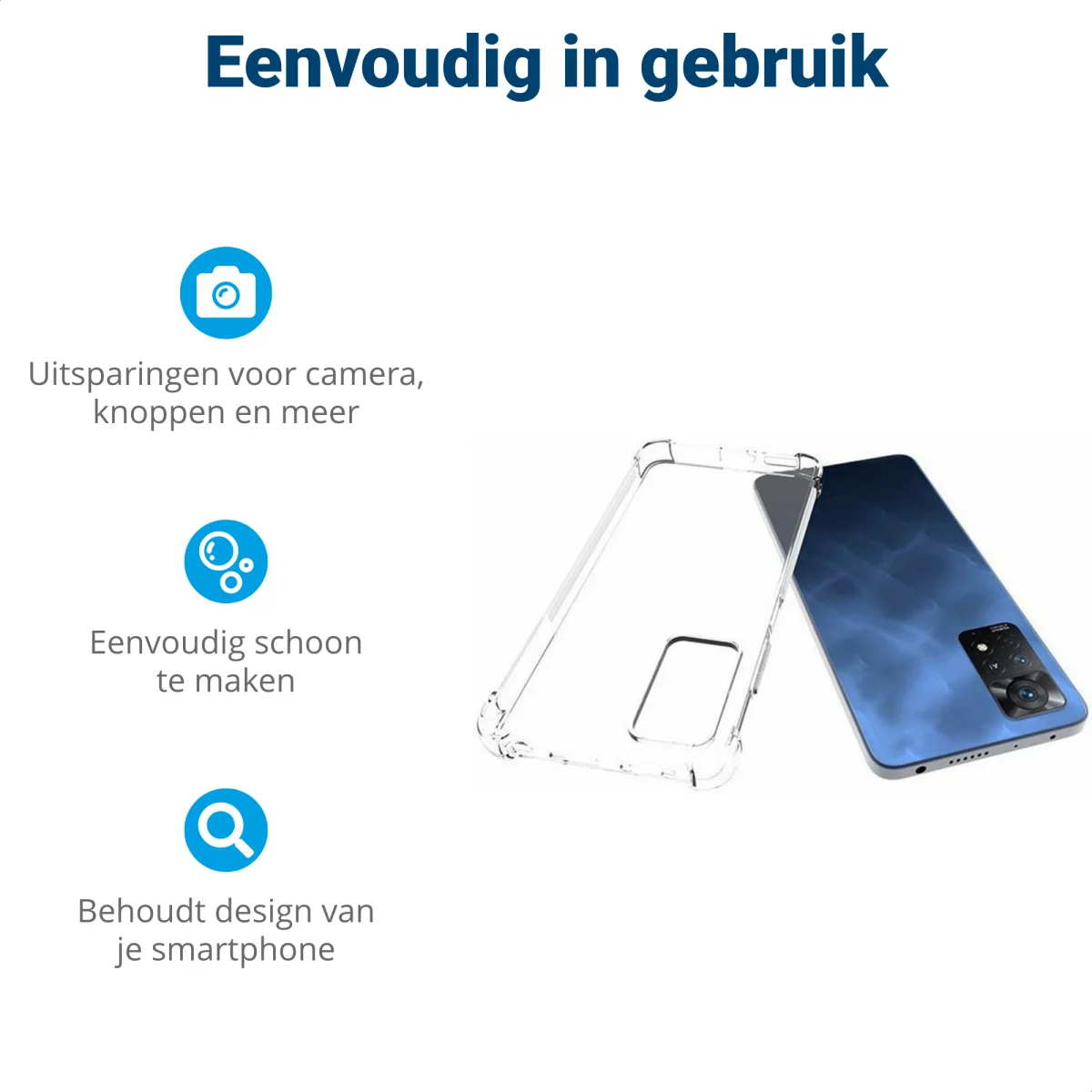 Xiaomi Redmi Note 11 Pro Hoesje Schokbestendig TPU Transparant afbeelding 5