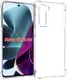 Motorola Moto G200 Hoesje Schokbestendig en Dun TPU Transparant afbeelding 1