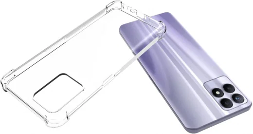 Realme 8i Hoesje Schokbestendig en Dun TPU Transparant afbeelding 4