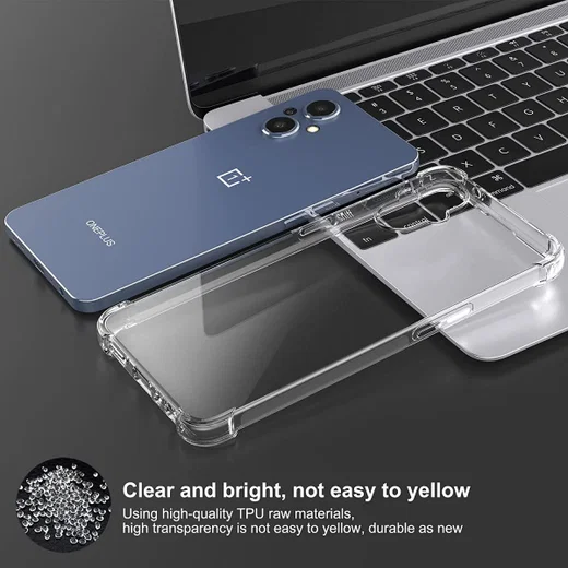 Oppo Reno 8 Lite Hoesje Schokbestendig en Dun TPU Transparant afbeelding 9