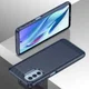 Motorola Moto G51 5G Hoesje Geborsteld TPU Back Cover Blauw afbeelding 4