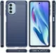 Motorola Moto G51 5G Hoesje Geborsteld TPU Back Cover Blauw afbeelding 11