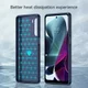 Motorola Moto G200 5G Hoesje Geborsteld TPU Back Cover Blauw afbeelding 5