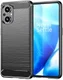 Oppo Reno 8 Lite Hoesje Geborsteld TPU Back Cover Zwart afbeelding 1