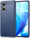 Oppo Reno 8 Lite Hoesje Geborsteld TPU Back Cover Blauw afbeelding 1