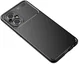 Oppo Reno 8 Lite Hoesje Siliconen Carbon TPU Back Cover Zwart afbeelding 4