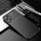 Oppo Reno 8 Lite Hoesje Siliconen Carbon TPU Back Cover Zwart afbeelding 5