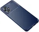 Oppo Reno 8 Lite Hoesje Siliconen Carbon TPU Back Cover Blauw afbeelding 4