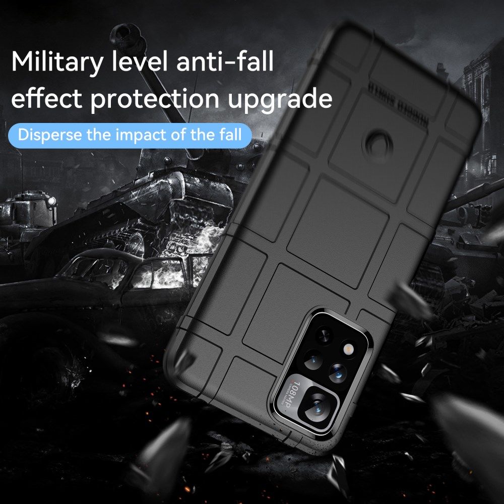 Xiaomi Redmi Note 11 Pro (5G) Hoesje Rugged Shield Back Cover Zwart afbeelding 2