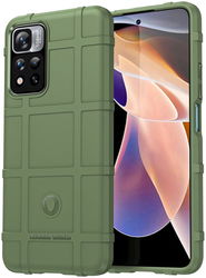 Xiaomi Redmi Note 11 Pro (5G) Hoesje Rugged Shield Back Cover Groen afbeelding