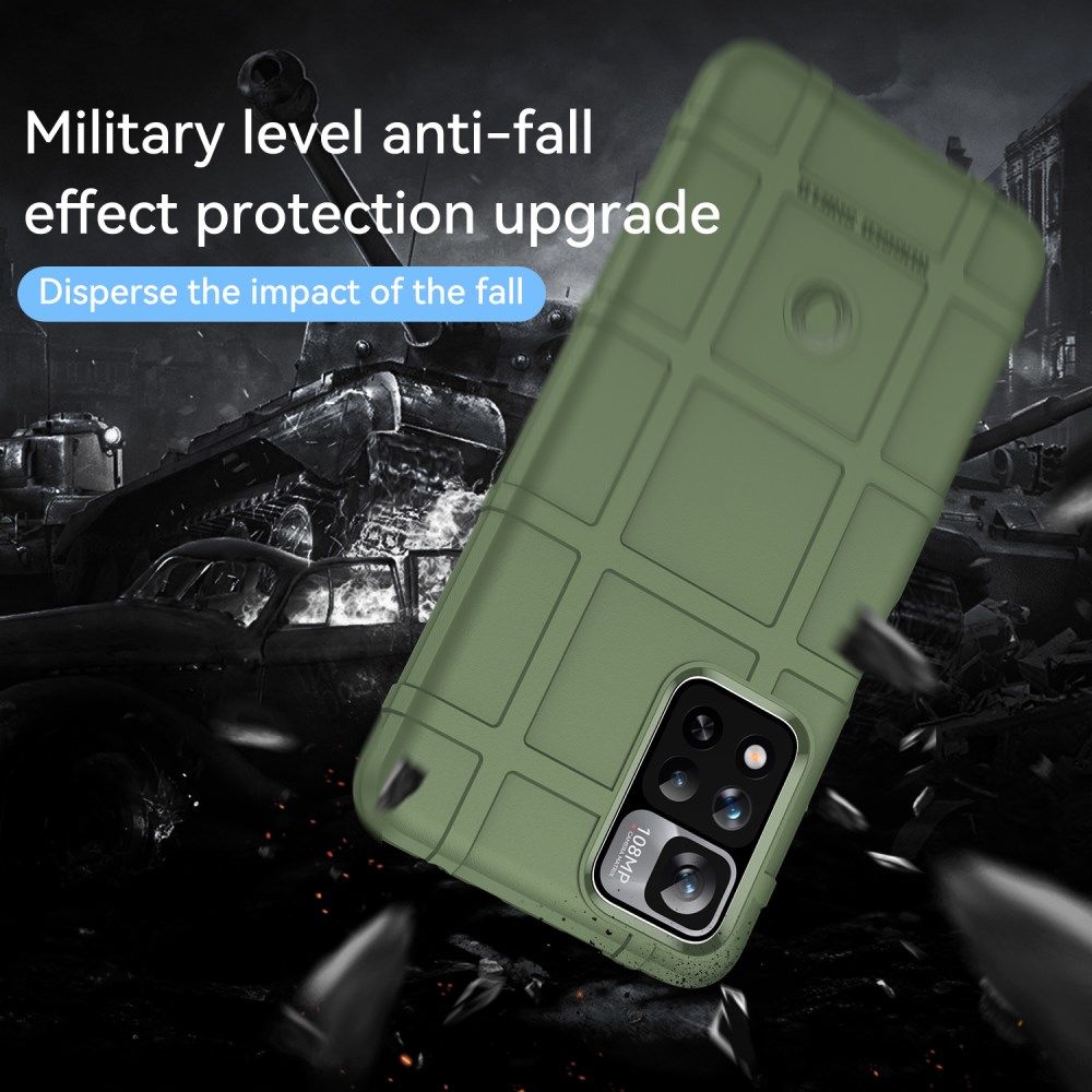 Xiaomi Redmi Note 11 Pro (5G) Hoesje Rugged Shield Back Cover Groen afbeelding 7