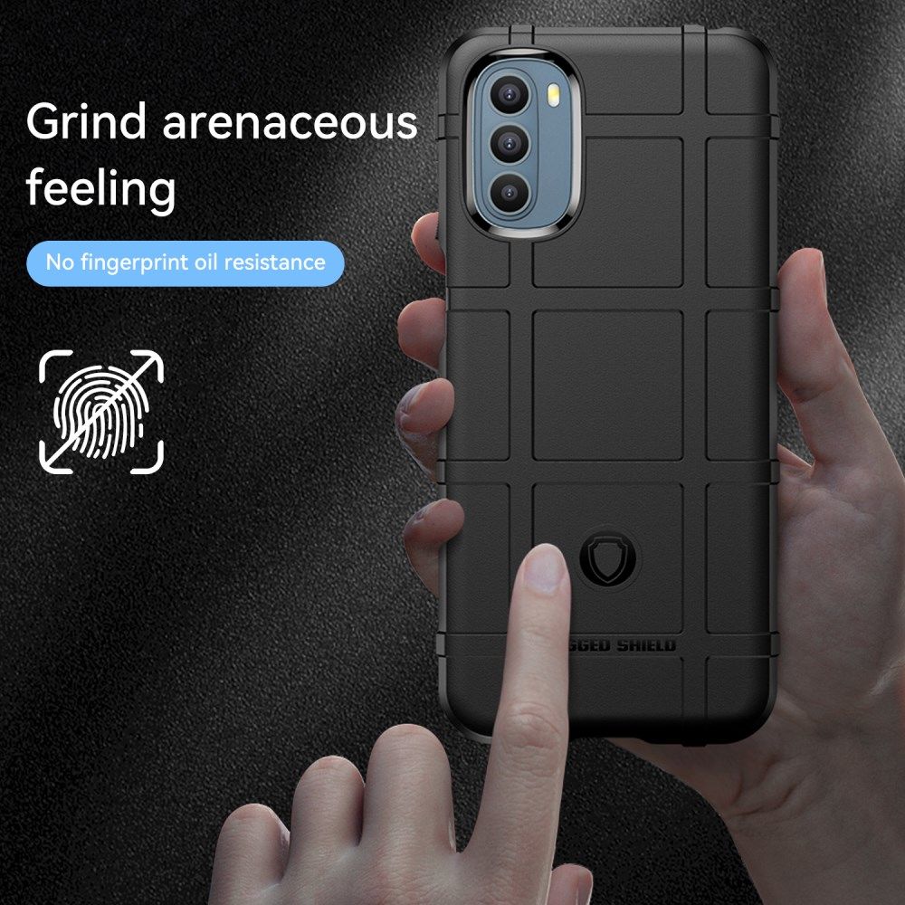 Motorola Moto G31/G41 Hoesje Shock Proof Rugged Back Cover Zwart afbeelding 5