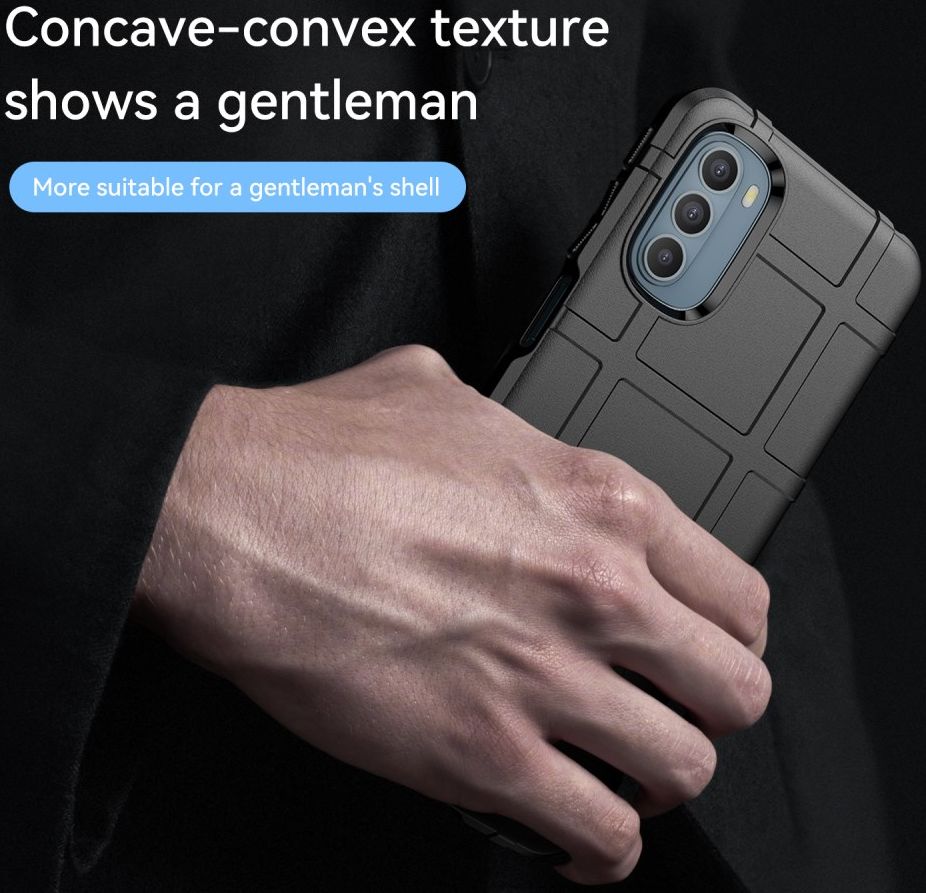 Motorola Moto G31/G41 Hoesje Shock Proof Rugged Back Cover Zwart afbeelding 6