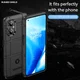 Oppo Reno 8 Lite Hoesje Shock Proof Rugged Shield Back Cover Zwart afbeelding 2
