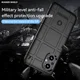 Oppo Reno 8 Lite Hoesje Shock Proof Rugged Shield Back Cover Zwart afbeelding 8