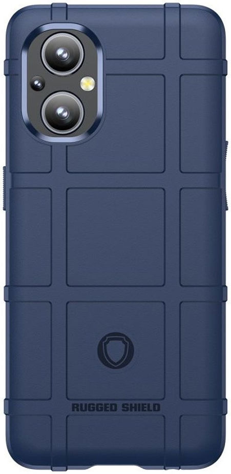 Oppo Reno 8 Lite Hoesje Shock Proof Rugged Shield Back Cover Blauw afbeelding 2