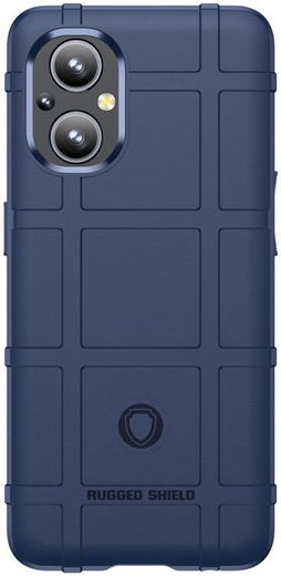 Oppo Reno 8 Lite Hoesje Shock Proof Rugged Shield Back Cover Blauw afbeelding 2