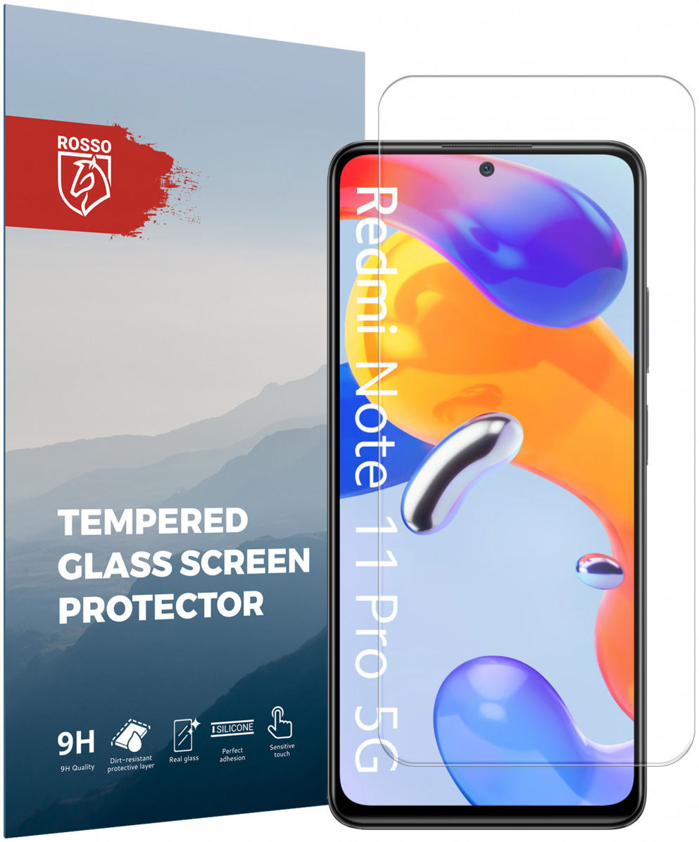 Rosso Xiaomi Redmi Note 11 Pro (5G) 9H Tempered Glass Screen Protector afbeelding 1