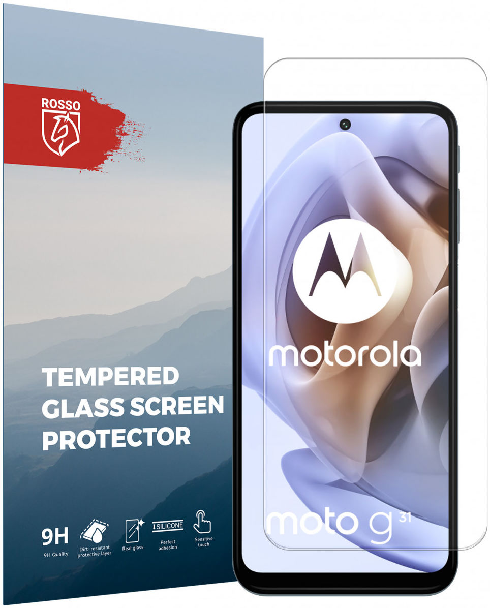 Rosso Motorola Moto G31 / G41 9H Tempered Glass Screen Protector afbeelding 1