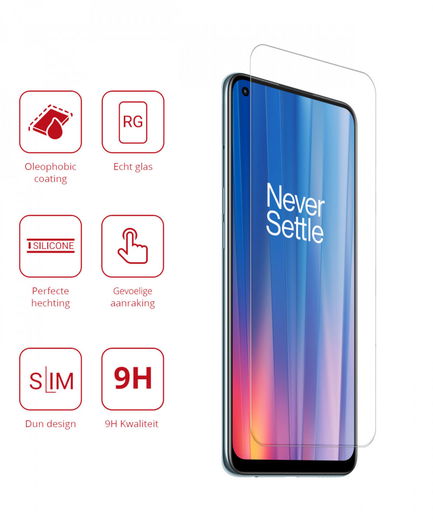 Rosso OnePlus Nord CE 2 9H Tempered Glass Screen Protector afbeelding 2
