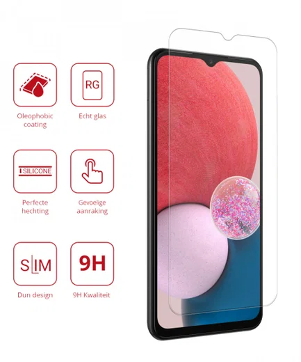 Rosso Samsung Galaxy A13 4G 9H Tempered Glass Screen Protector afbeelding 2