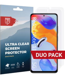 Rosso Xiaomi Redmi Note 11 Pro 5G Ultra Clear Screenprotector Duo Pack afbeelding