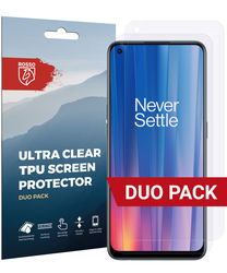 Rosso OnePlus Nord CE 2 5G Ultra Clear Screen Protector Duo Pack afbeelding