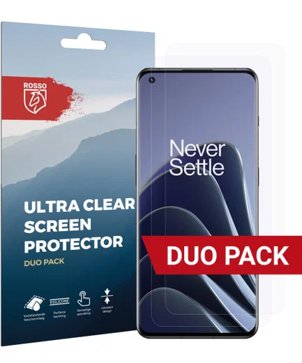 Rosso OnePlus 10 Pro Screen Protector Ultra Clear Duo Pack afbeelding 1