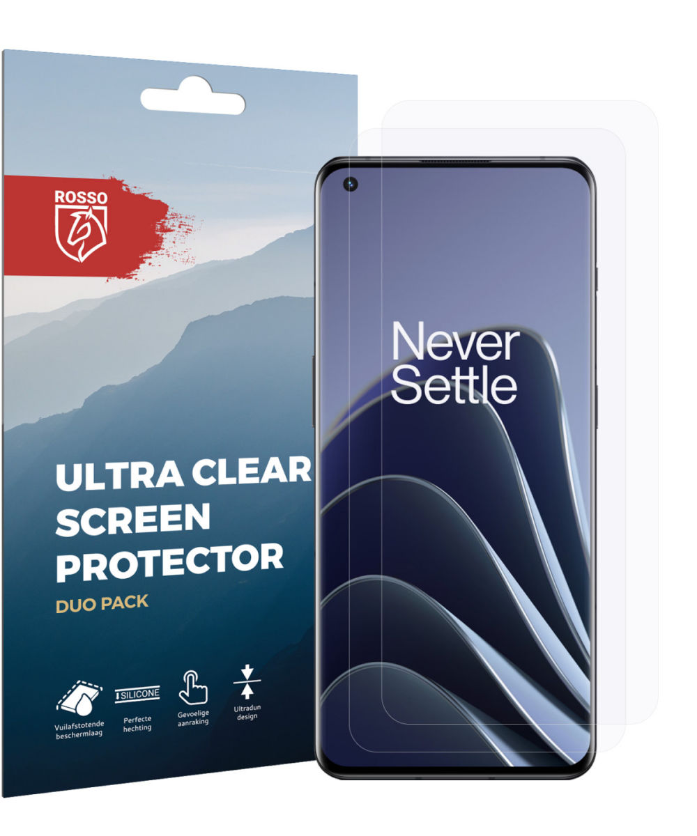 Rosso OnePlus 10 Pro Screen Protector Ultra Clear Duo Pack afbeelding 4