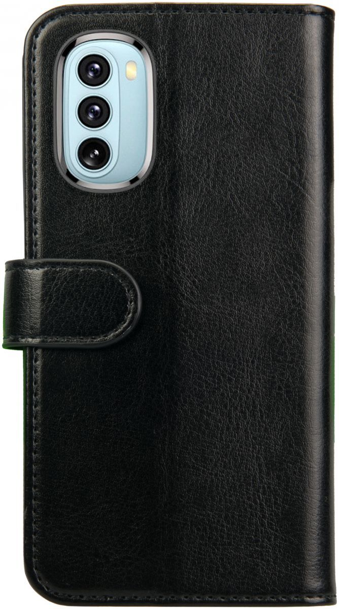 Rosso Element Motorola Moto G51 Hoesje Book Cover Wallet Zwart afbeelding 4