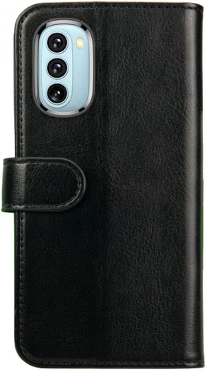 Rosso Element Motorola Moto G51 Hoesje Book Cover Wallet Zwart afbeelding 4