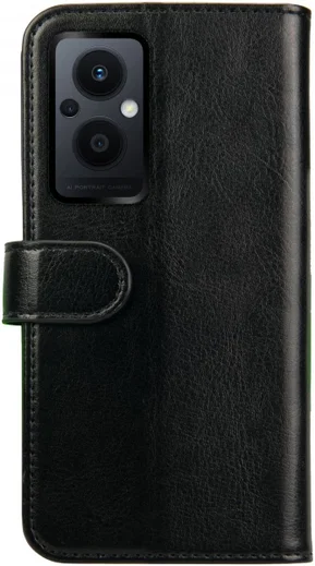 Rosso Element Oppo Reno 8 Lite Hoesje Book Cover Wallet Zwart afbeelding 2