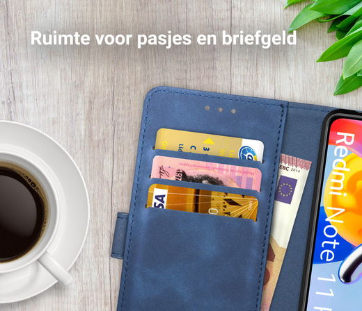 Rosso Element Xiaomi Redmi Note 11 Pro 5G Book Cover Wallet Blauw afbeelding 10