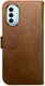 Rosso Element Motorola Moto G51 Hoesje Book Cover Wallet Bruin afbeelding 2