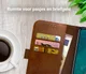 Rosso Element Nokia G50 Hoesje Book Cover Wallet Bruin afbeelding 6