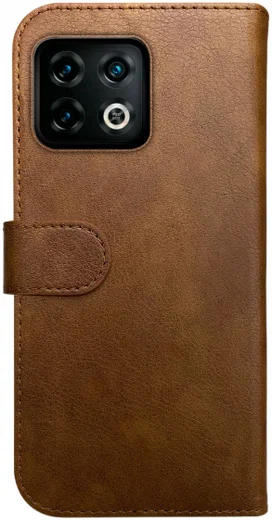 Rosso Element OnePlus 10 Pro Hoesje Book Cover Wallet Bruin afbeelding 2