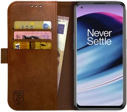 Rosso Element Oppo Reno 8 Lite Hoesje Book Cover Wallet Bruin afbeelding
