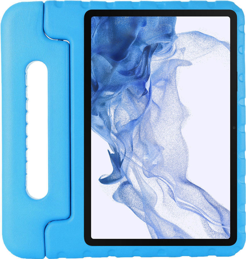 Samsung Galaxy Tab S8 / S7 Kinder Tablethoes met Handvat Blauw afbeelding 1