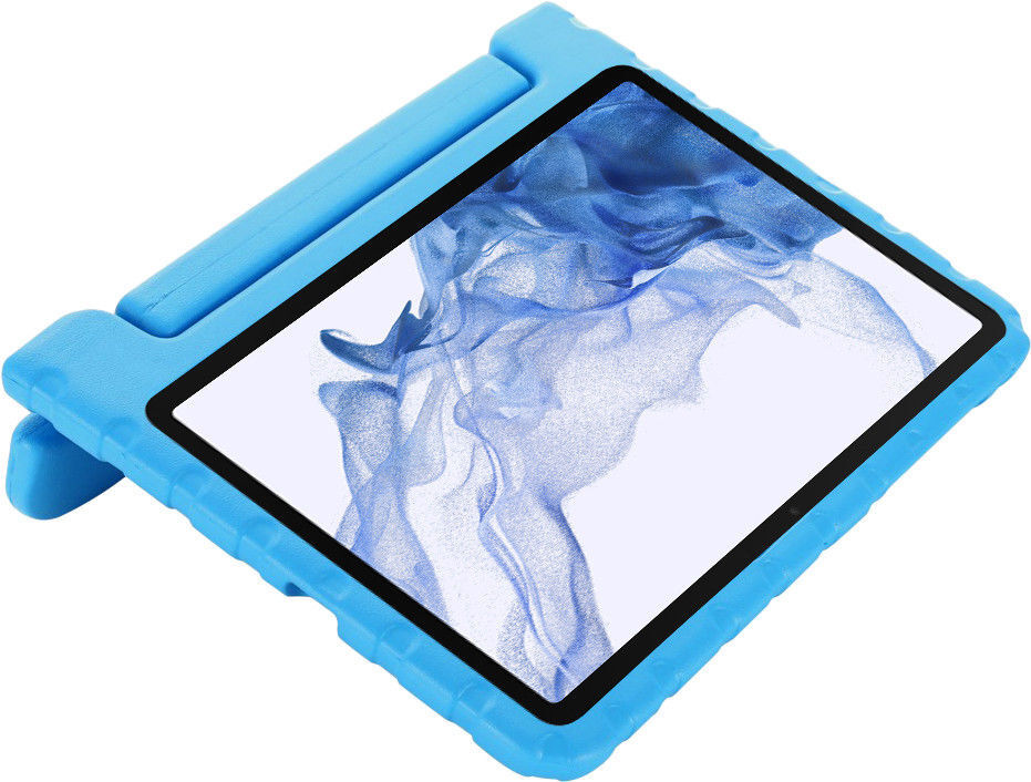 Samsung Galaxy Tab S8 / S7 Kinder Tablethoes met Handvat Blauw afbeelding 6