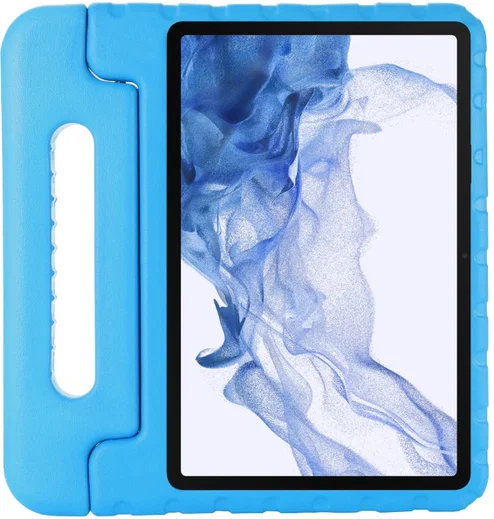 Samsung Galaxy Tab S8+ / S7+ / S7 FE Kinder Tablethoes met Handvat Blauw afbeelding 1