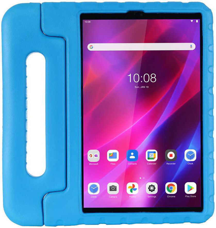 Lenovo Tab K10 Kinder Tablethoes met Handvat Blauw afbeelding 1