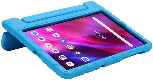 Lenovo Tab K10 Kinder Tablethoes met Handvat Blauw afbeelding 6
