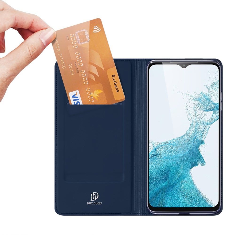 Dux Ducis Skin Pro Samsung Galaxy A23 Hoesje Portemonnee Blauw afbeelding 4