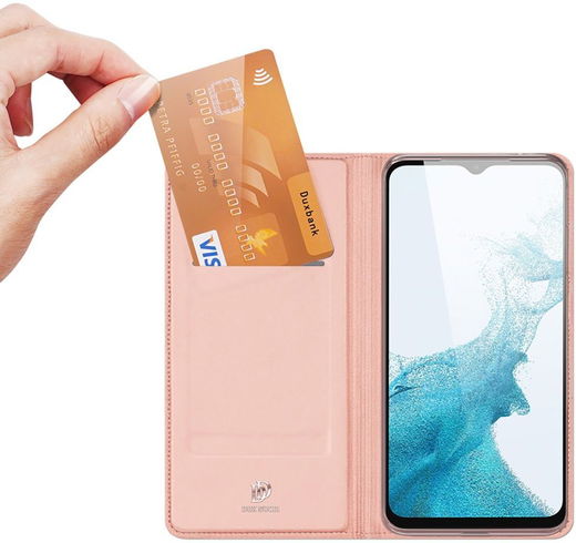 Dux Ducis Skin Pro Samsung Galaxy A23 Hoesje Portemonnee Roze afbeelding 4