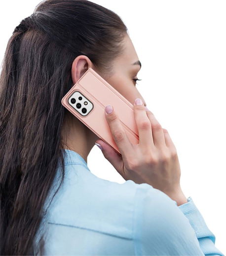 Dux Ducis Skin Pro Samsung Galaxy A23 Hoesje Portemonnee Roze afbeelding 9