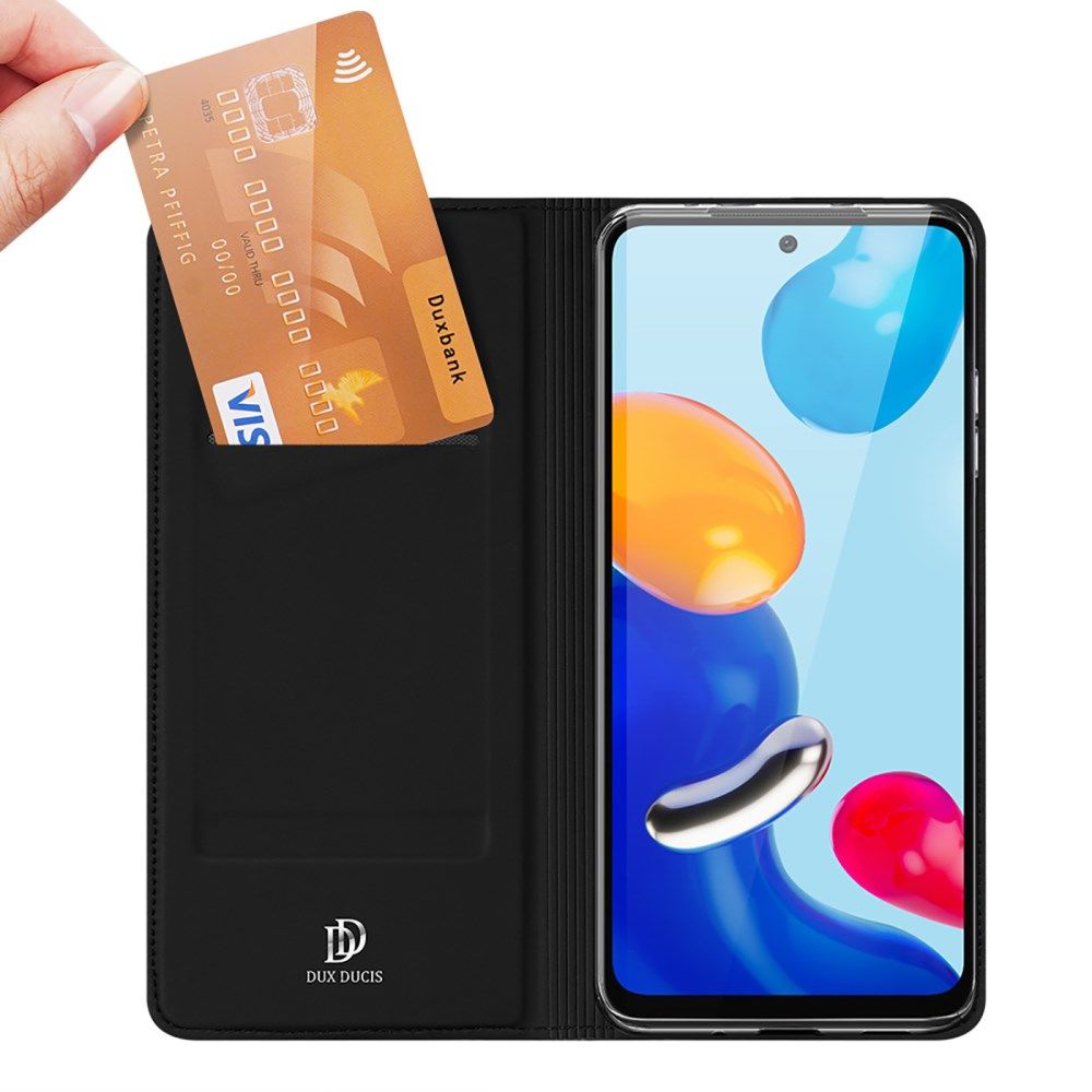 Dux Ducis Skin Pro Xiaomi Redmi Note 11 / 11S Hoesje Portemonnee Zwart afbeelding 2