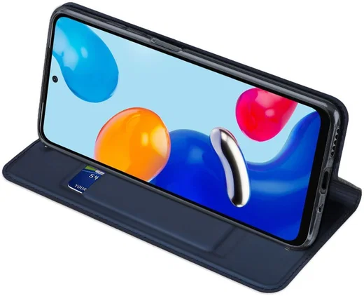 Dux Ducis Skin Pro Xiaomi Redmi Note 11 / 11S Hoesje Portemonnee Blauw afbeelding 8