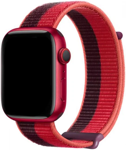 Dux Ducis Apple Watch Bandje - 1-10/SE/Ultra 49/46/45/44/42MM - Rood afbeelding 1