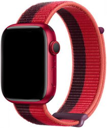 Dux Ducis Apple Watch Bandje - 1-10/SE/Ultra 49/46/45/44/42MM - Rood afbeelding